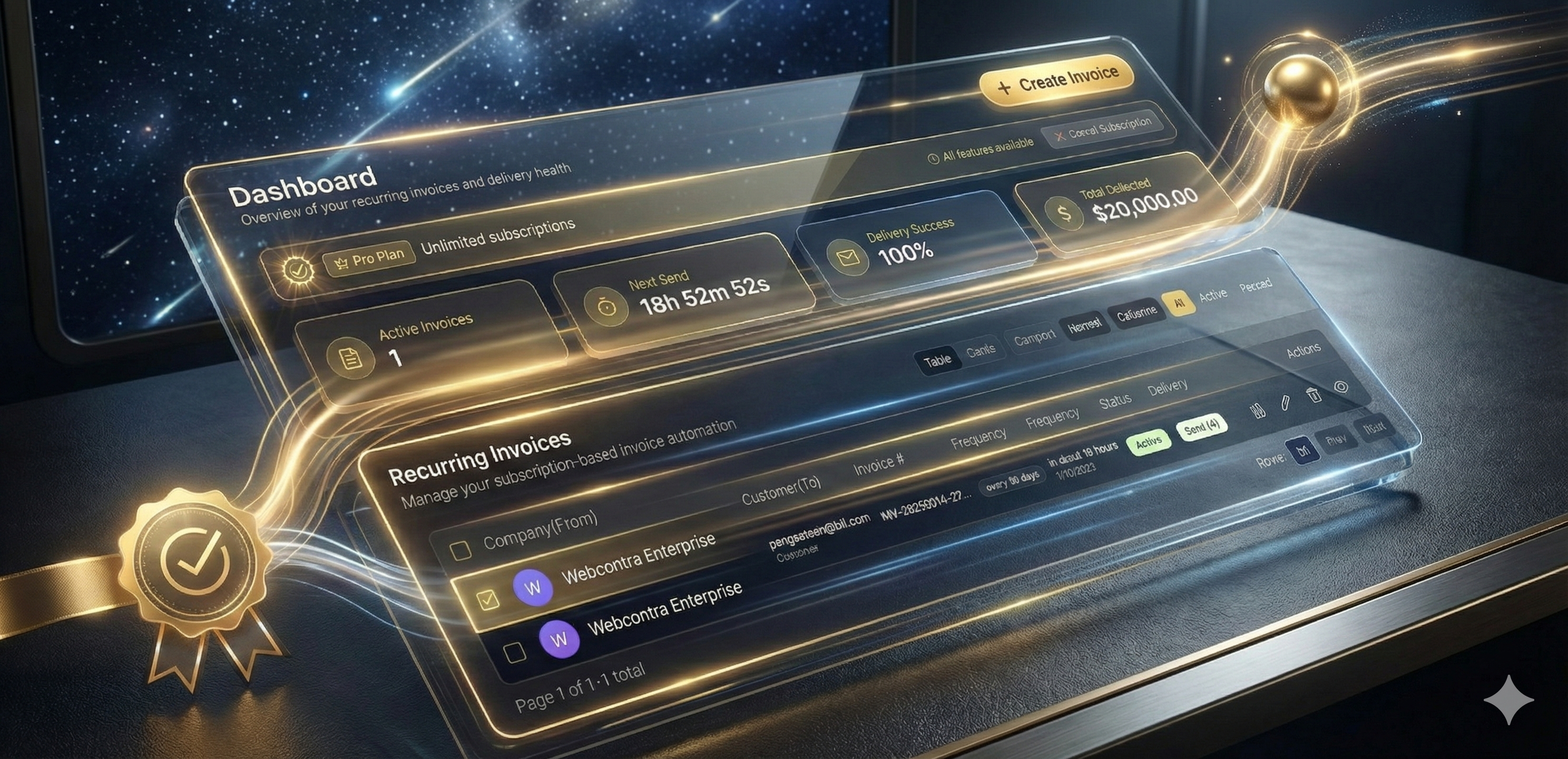 LightInvoice Screenshot